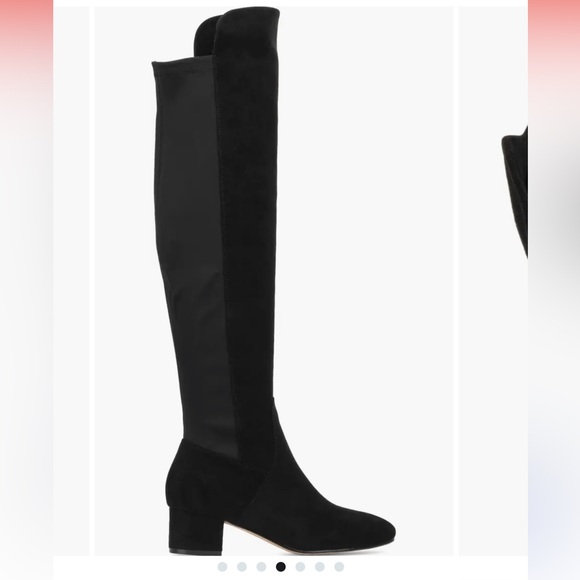 NWT Women’s Black Tall Boots, size 9. Faux Suede - Picture 1 of 5